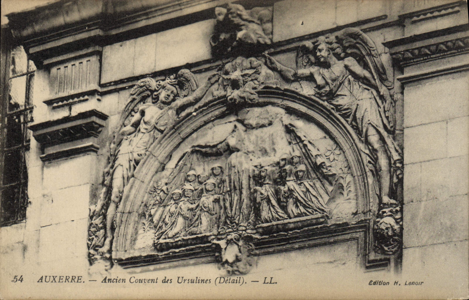 CPA Auxerre Ancien Convent Des Ursulines