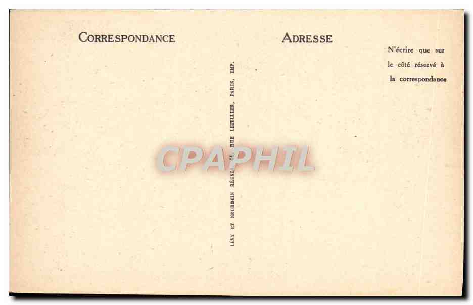 CPA Auxerre L'Eglise Saint Pierre — Verso