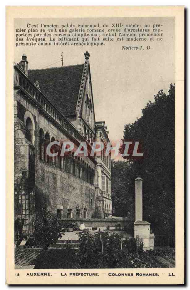 Auxerre — La Préfecture — Colonnes Romanes — LL