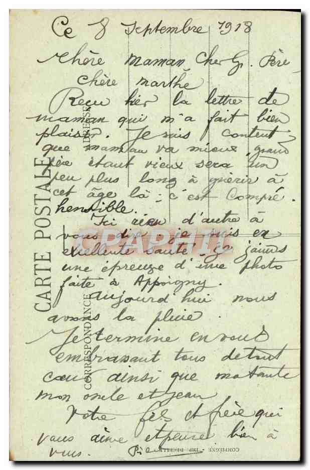 Palais de Compiègne — Salle des Fêtes — Descelle Compiègne — Verso
