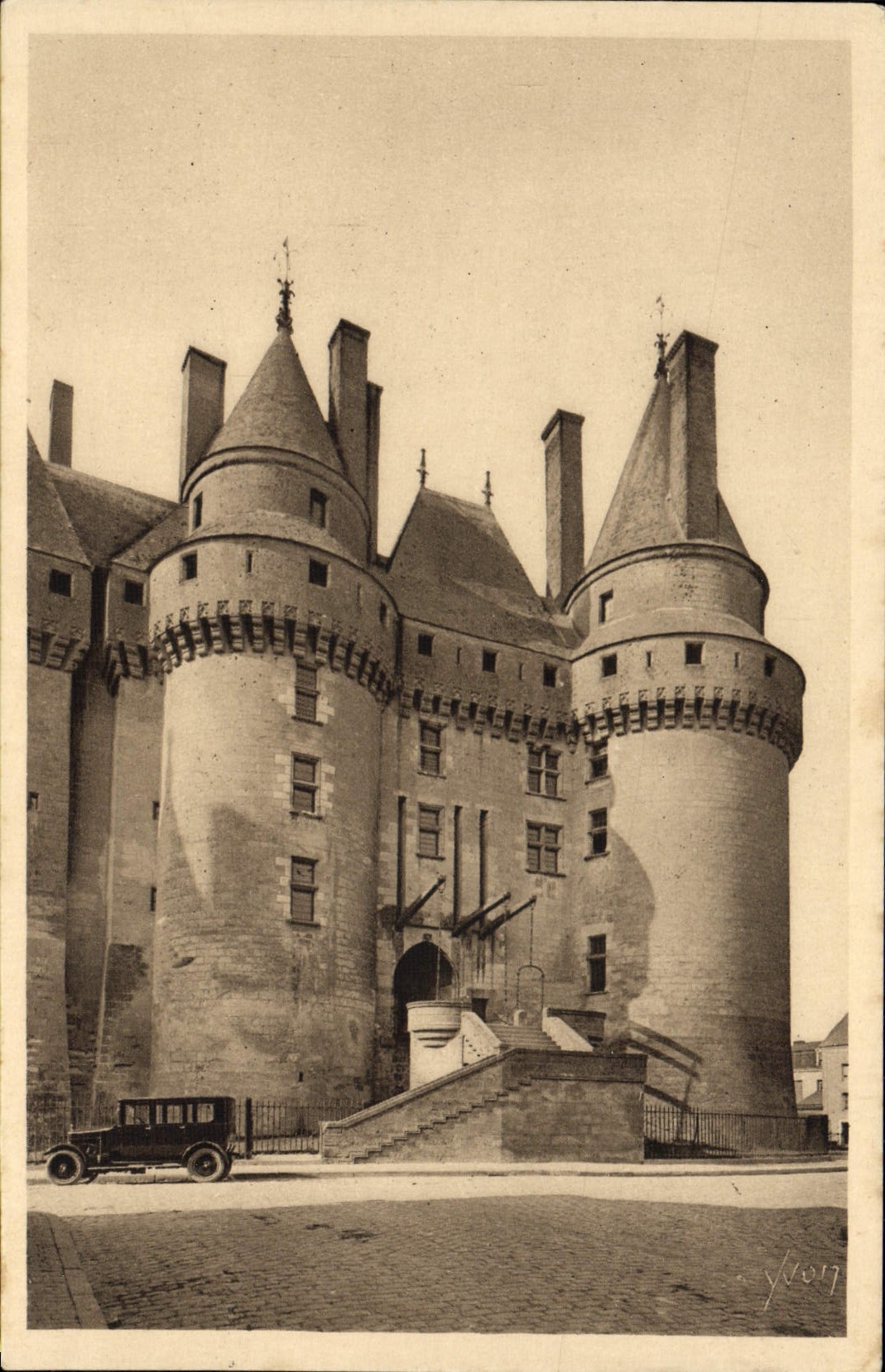 CPA Chateau De Langeais