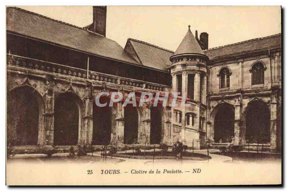 CPA Tours Cloitre De La Psalette