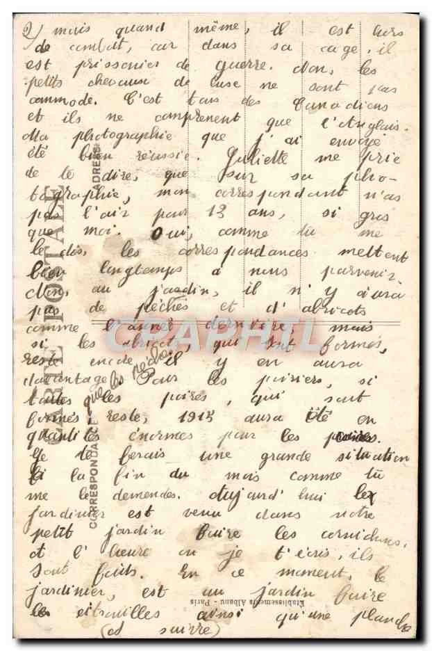 CPA Blois Eglise Saint Nicolas Porte D'Entree — Verso