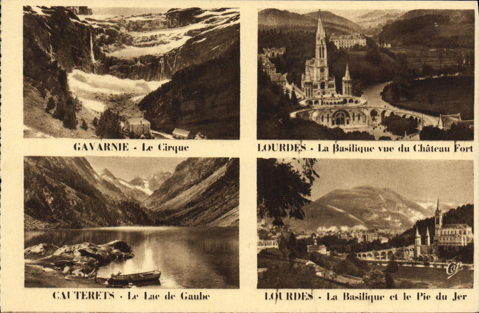 CPA Lourdes Gavarnie Cauterets 