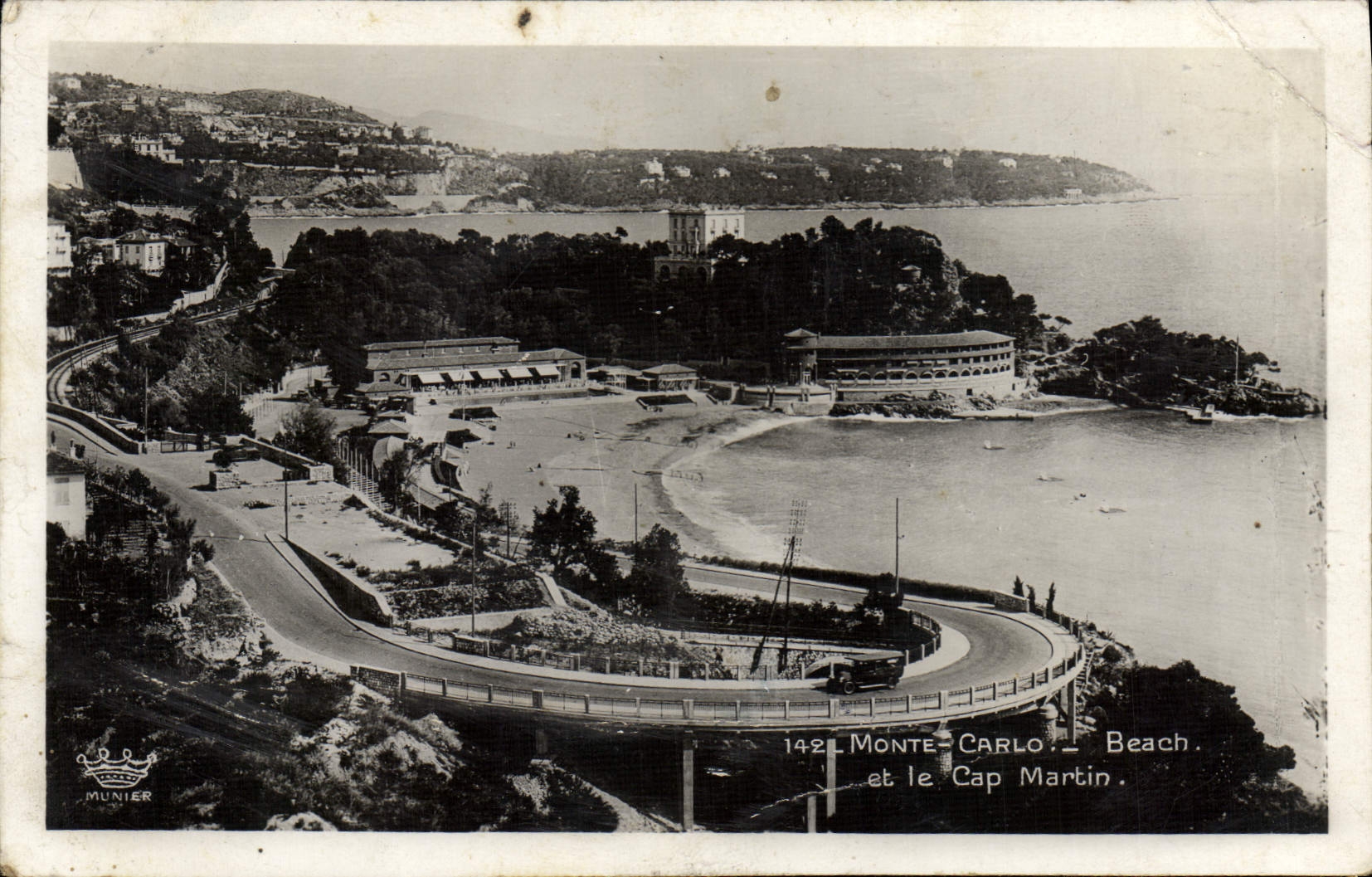 CPA Monte Carlo Beach et le Cap Martin