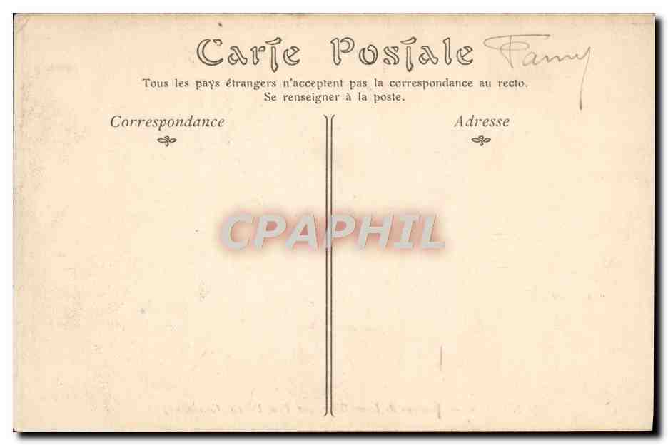 CPA Nantes Tombeau De Lamoriciere par Paul dubois Cathedrale — Rückseite