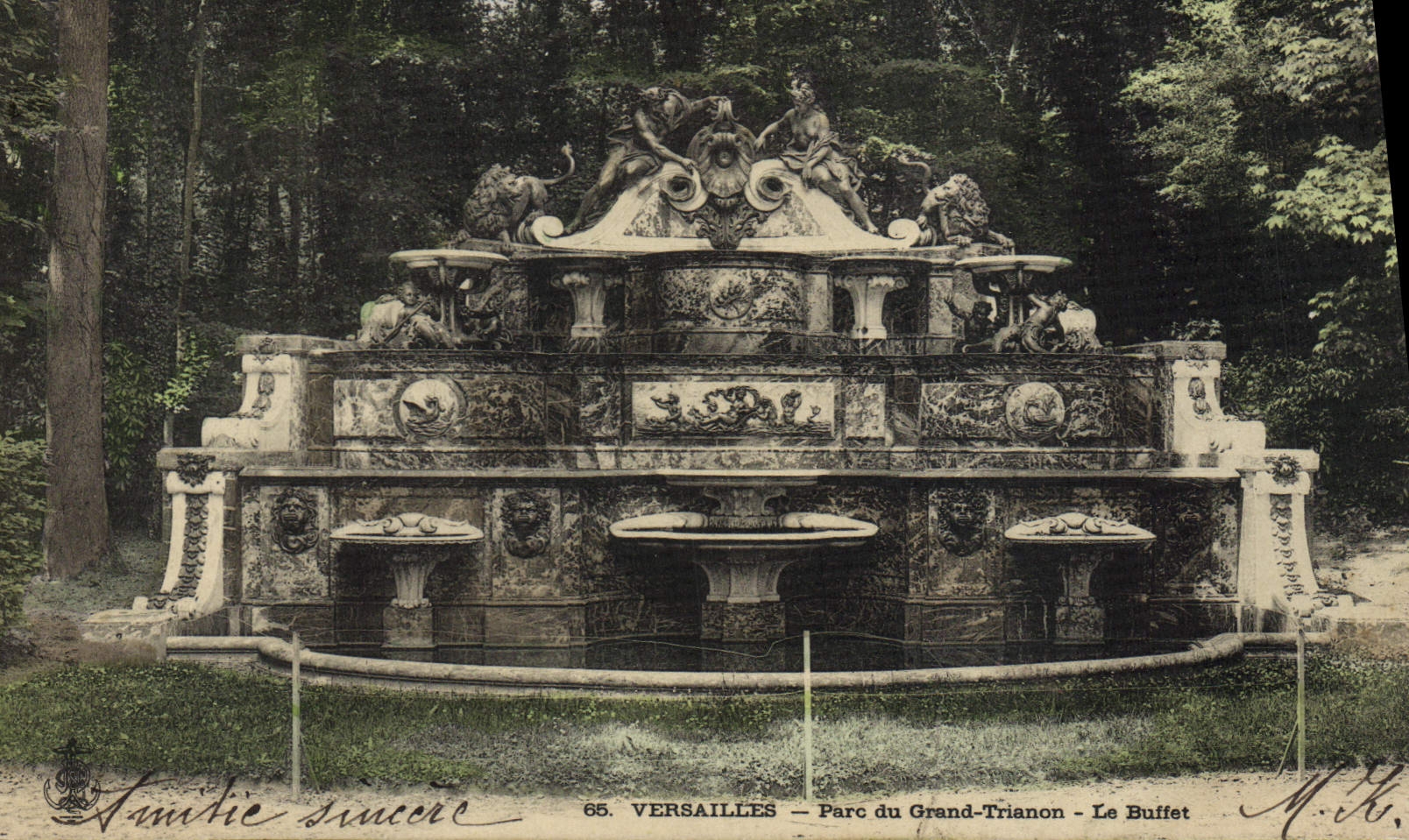 CPA Versailles Parc Du Grand Trianon le Buffet