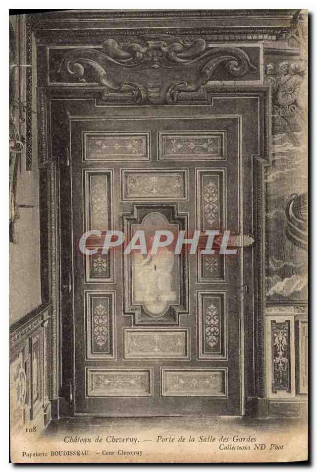 CPA Chateau De Cheverny Porte De La Salle Des Gardes