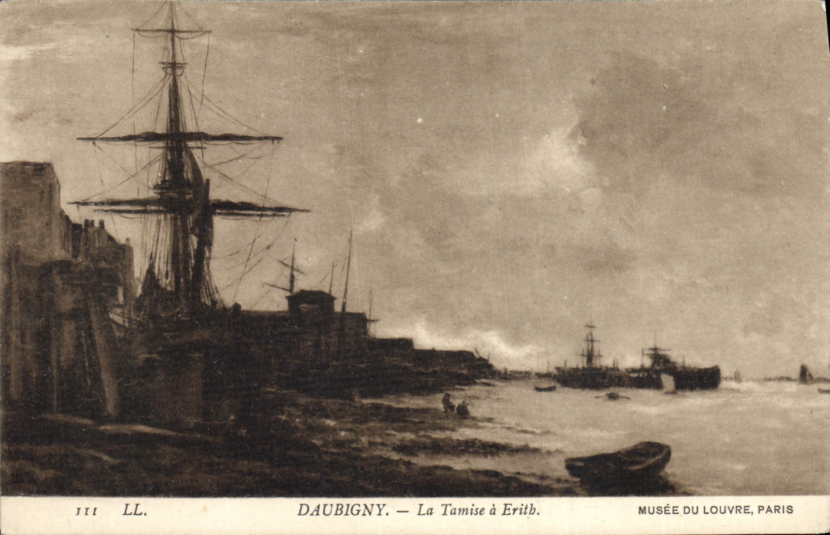 CPA Daubigny La Tamise a Erith Musee du Louvre Paris 