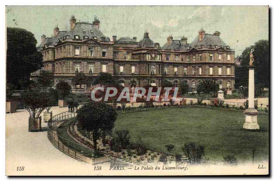CPA Paris Le Palais Du Luxembourg