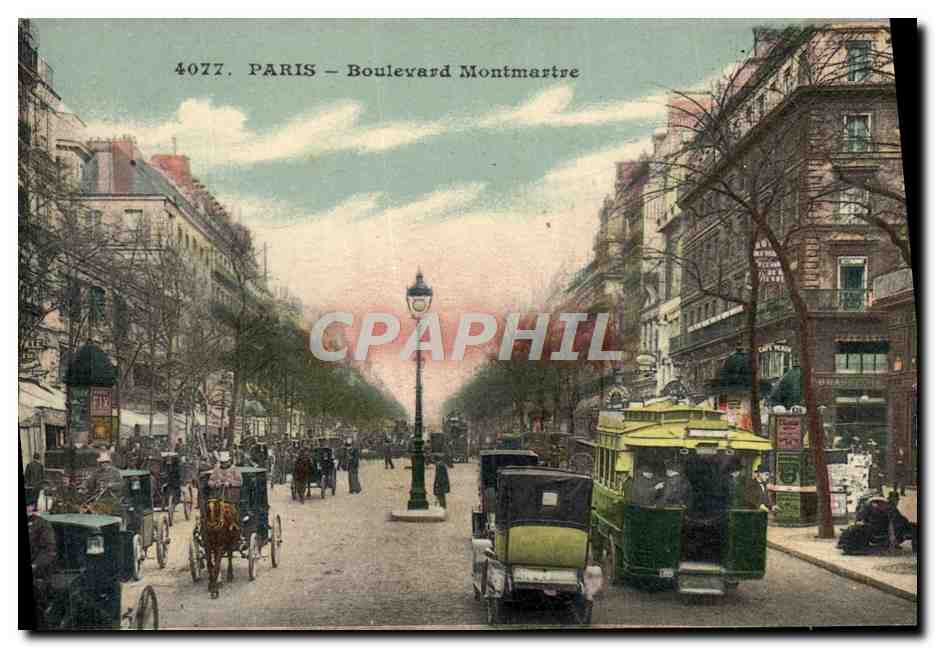 CPA Paris Boulevard Montmartre
