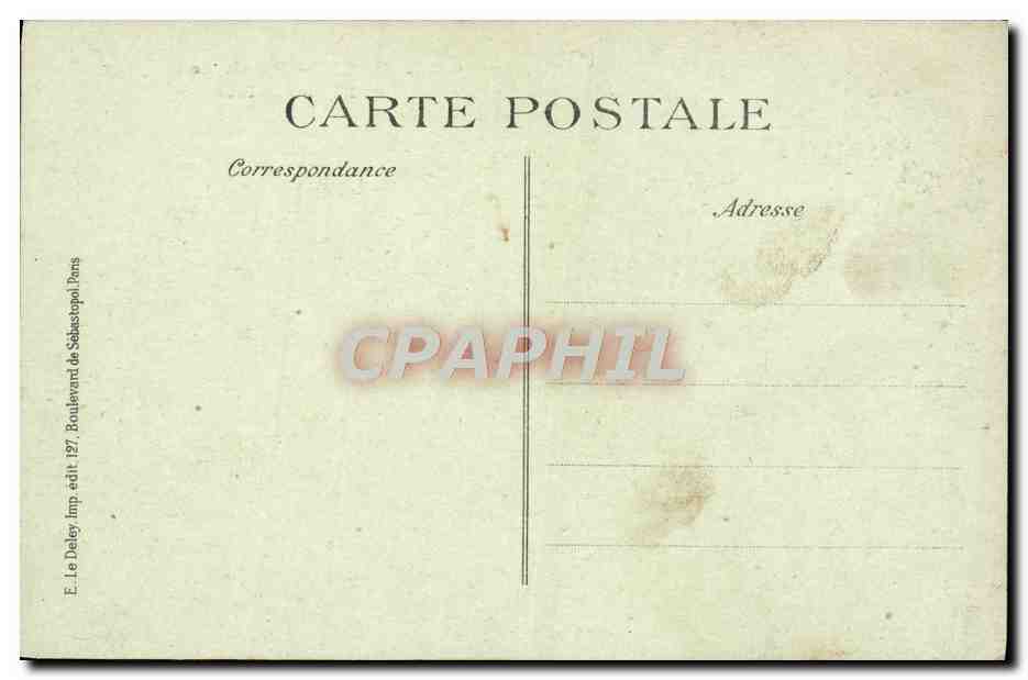 CPA Paris Palais De I'Elysee  — Verso