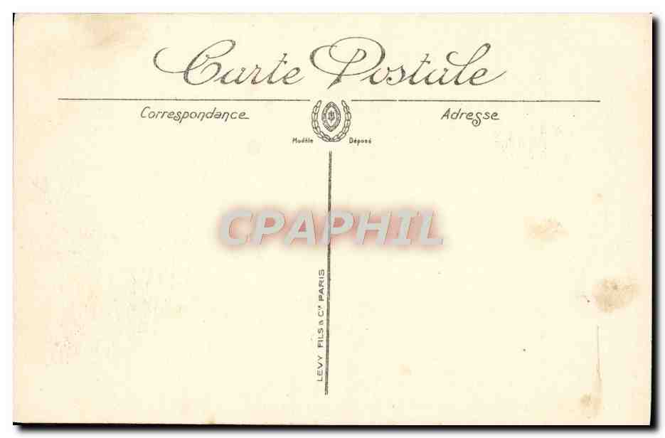 CPA Paris Le Monument De Gambetta Et La Louvre — Rückseite