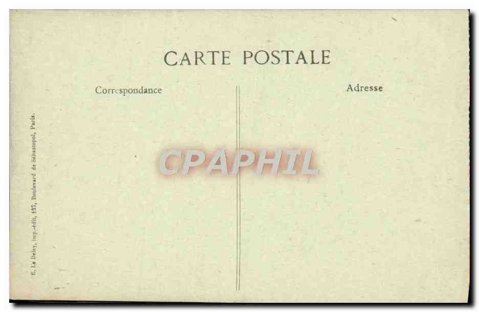 CPA Paris Ile De La Cite — Rückseite