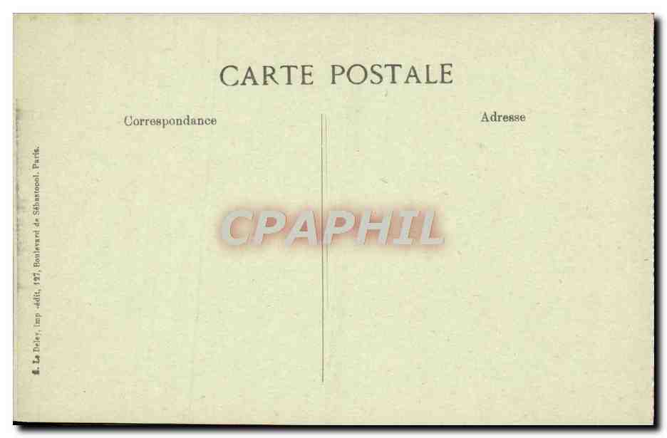 CPA Paris Pont Et Place De La Concorde — Rückseite