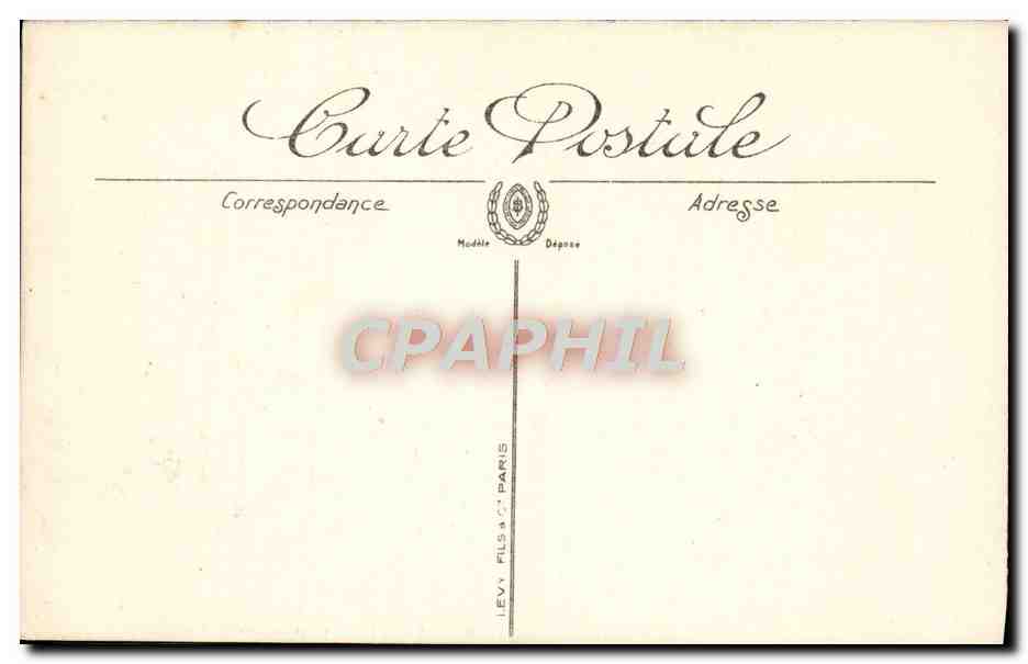 CPA Paris La Place De La Concorde — Rückseite