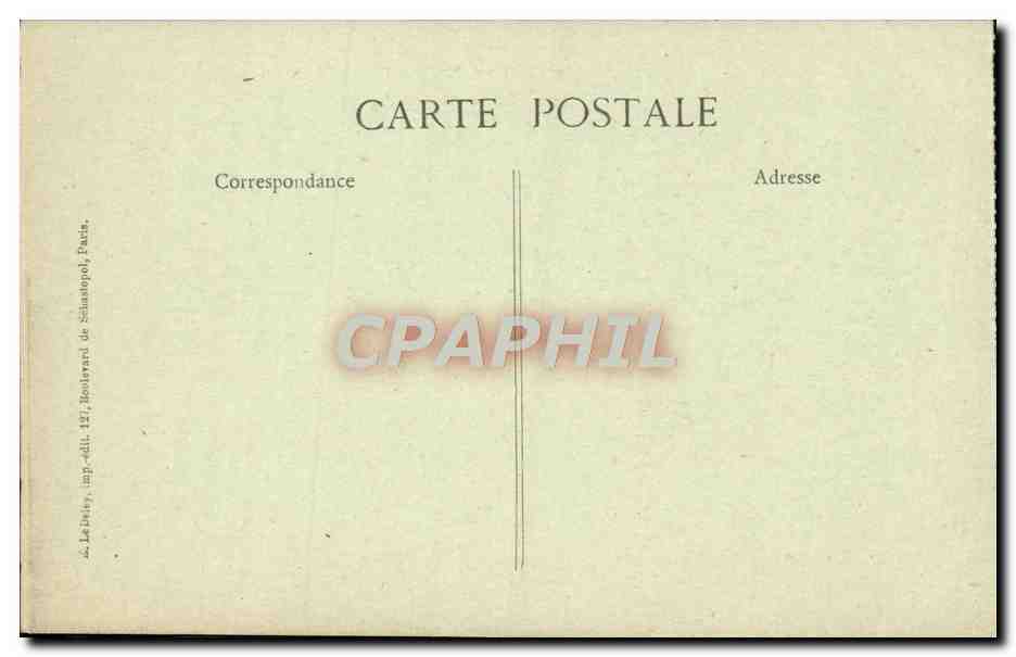 CPA Paris Passy Le Pont Du Metropolitain Metro — Rückseite