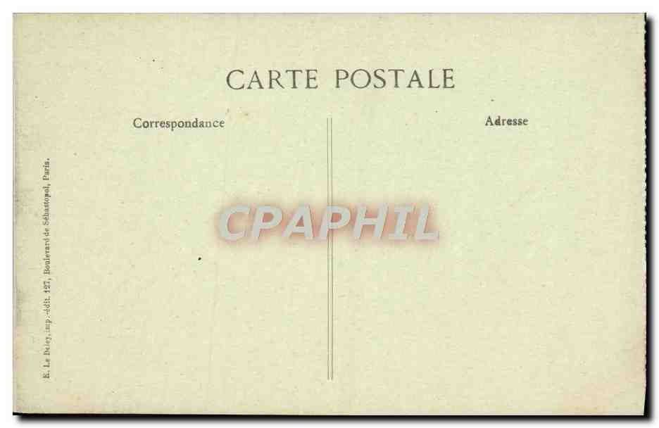 CPA Paris Porte St Denis Vue Prise Des Boulevards — Rückseite