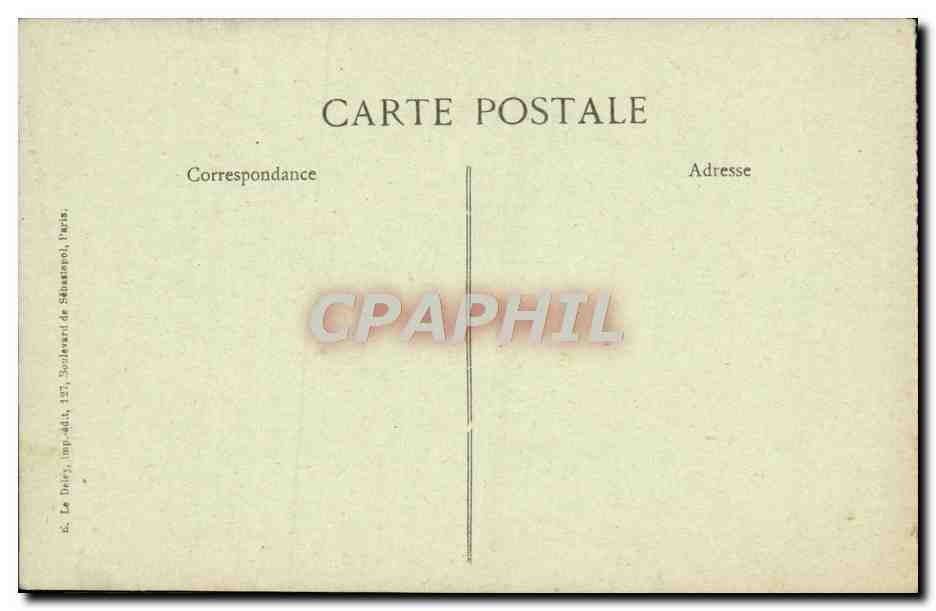 CPA Paris Avenue De I'Opera — Rückseite