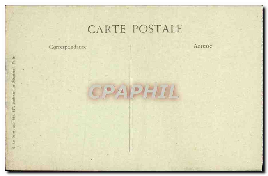 CPA Paris La Madeleine — Rückseite