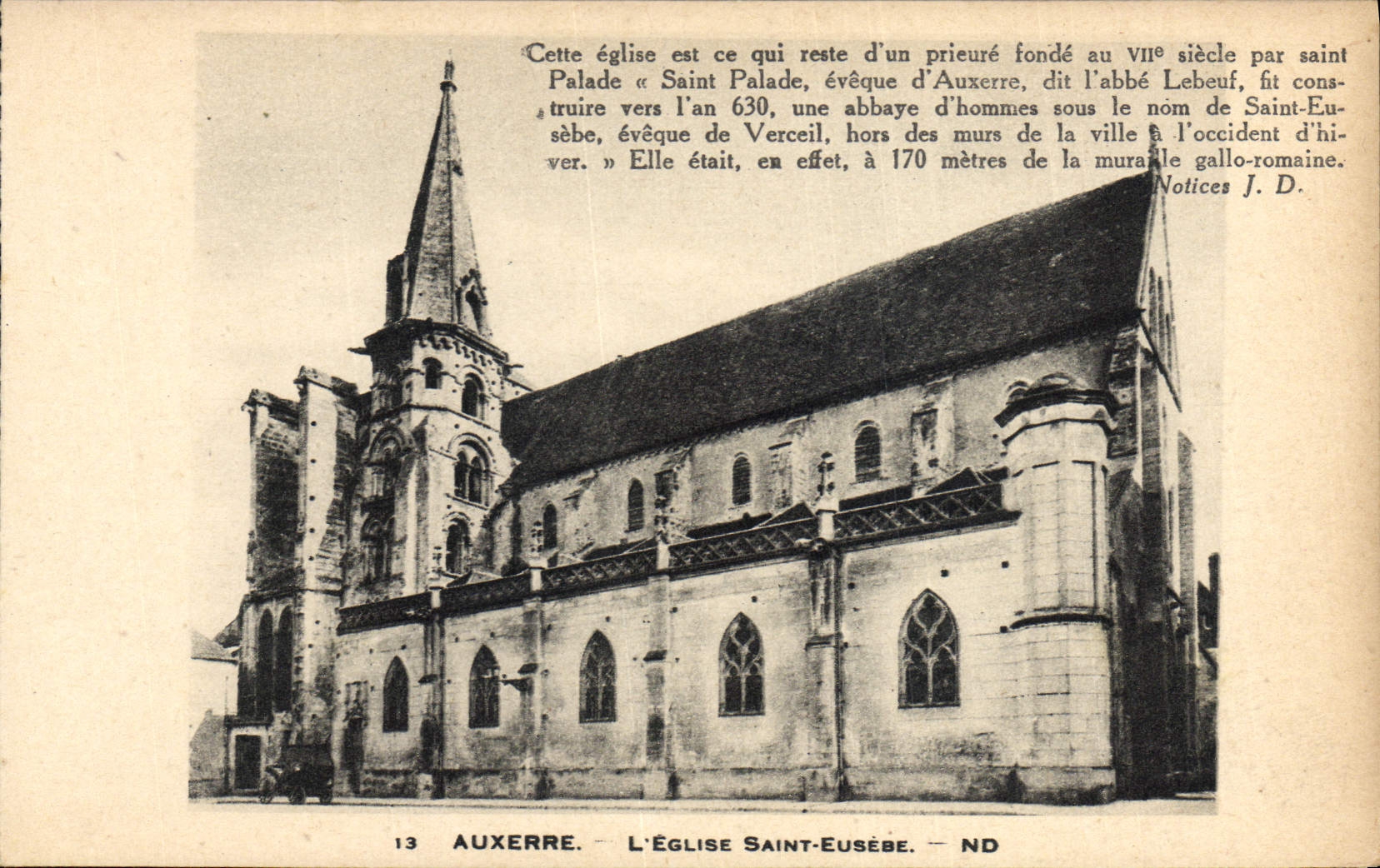 Auxerre — L'église Saint-Eusèbe — ND