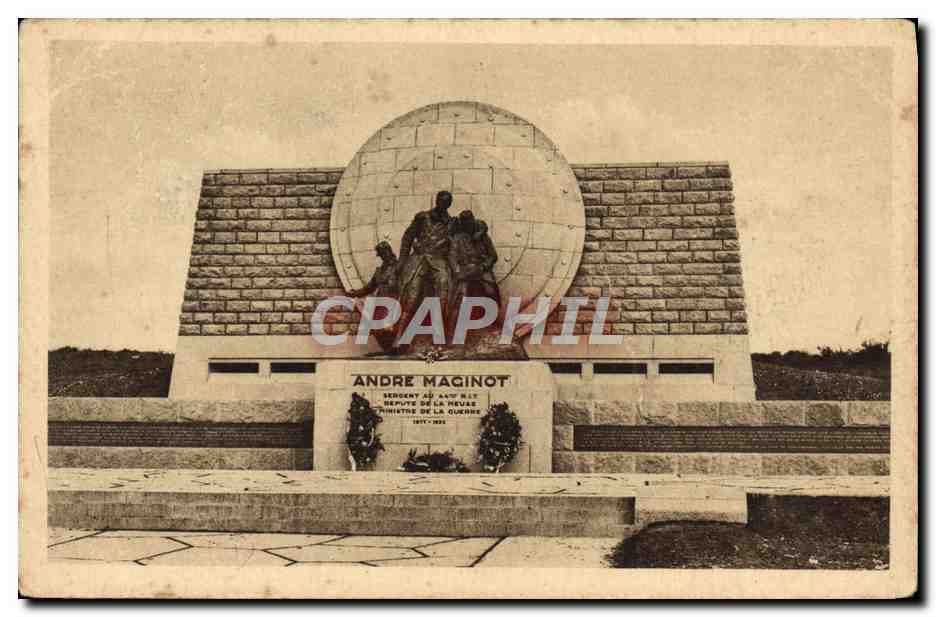 CPA Andre Maginot Militaria