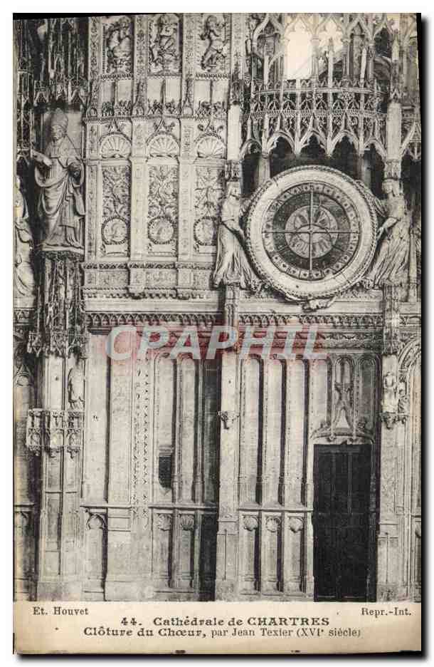 CPA Cathedrale De Chartres Cloture Du Choeur Jean Texier
