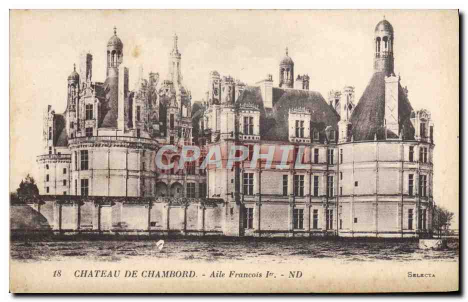CPA Chateau De Chambord Aile Francois 1er