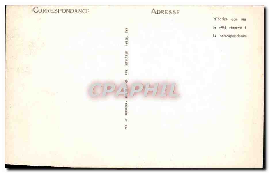 CPA Langeais Le Chateau  — Rückseite