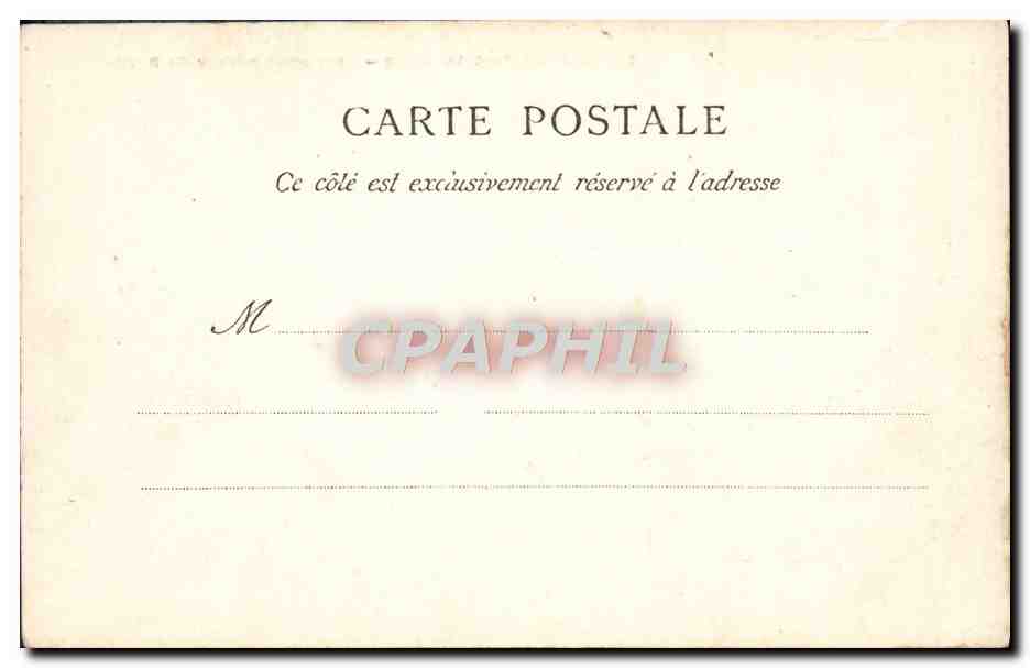 Forêt de Fontainebleau — Weg und Felsen Berthe — n°2 — Rückseite