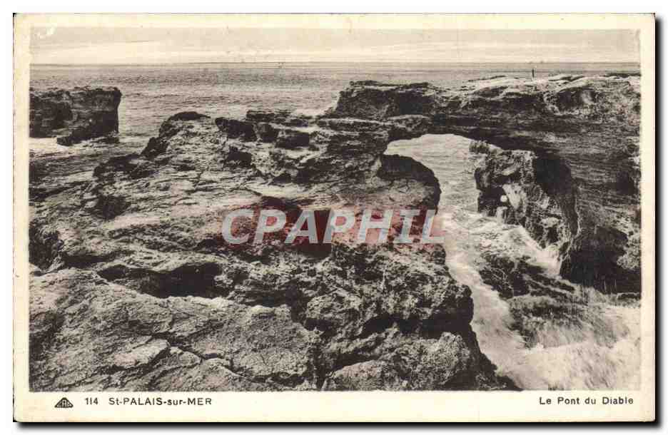 St-Palais-sur-Mer — Le Pont du Diable — éditeur C. Des Arts Photographique, n° 114