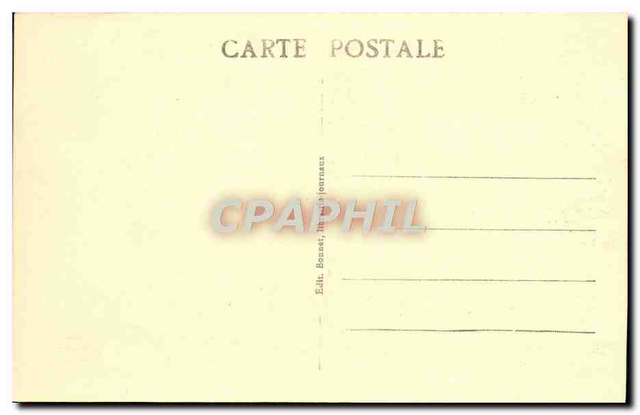 CPA Auxerre Eglise Saint Pierre — Verso