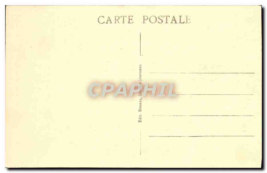 CPA Auxerre L'Abside De La Cathedrale — Verso