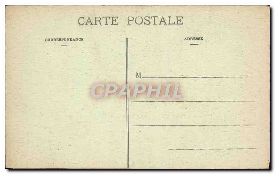 CPA Pau Un Coin Du Boulevard Et La Chaine Des Pyrenees — Back