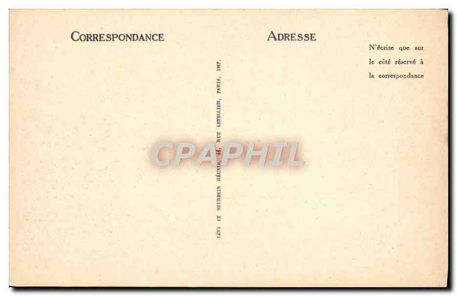CPA Auxerre L'Eglise Saint Pierre Vue De L'Observatoire Manifacier — Verso