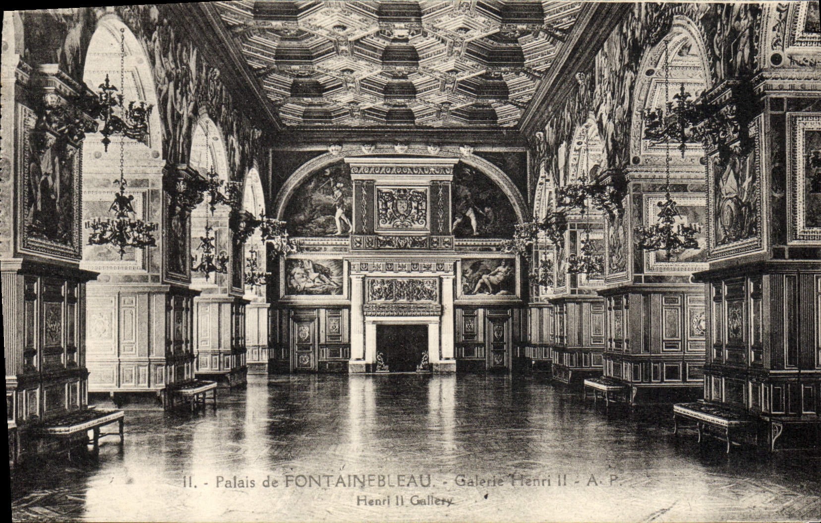 Schloss FONTAINEBLEAU - Galerie Henri II - A.P.