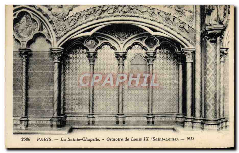 CPA Paris La Sainte Chapelle Oratoire de Louis IX Saint Louis