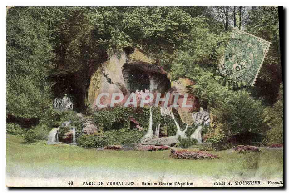 CPA Parc De Versailles Bains Et Grotte D'Apollon