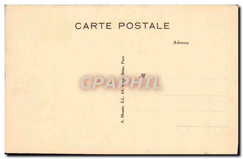 CPA L'Adoration Des Bergers Gherardo delle Notti — Verso