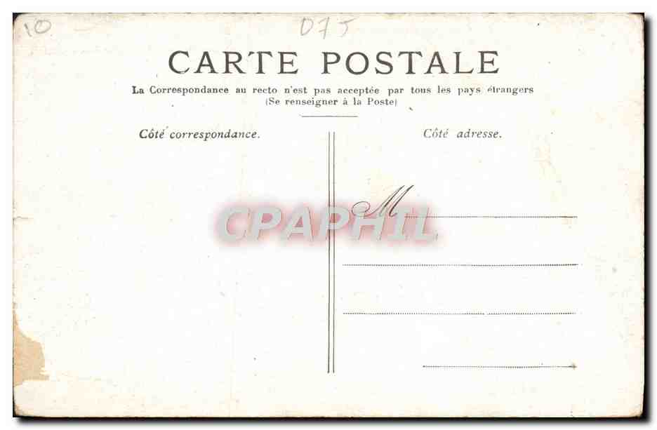 CPA Paris L'Arc De Triomphe Des Tuileries — Rückseite