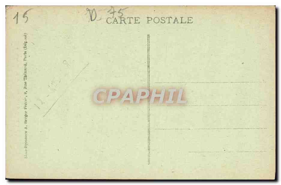 CPA Chapelle Du Martyre De Saint Denys — Rückseite