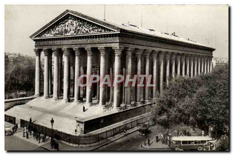 CPM Paris Eglise De La Madeleine
