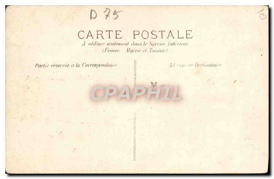 CPA Paris L'Eglise De La Trinite — Rückseite