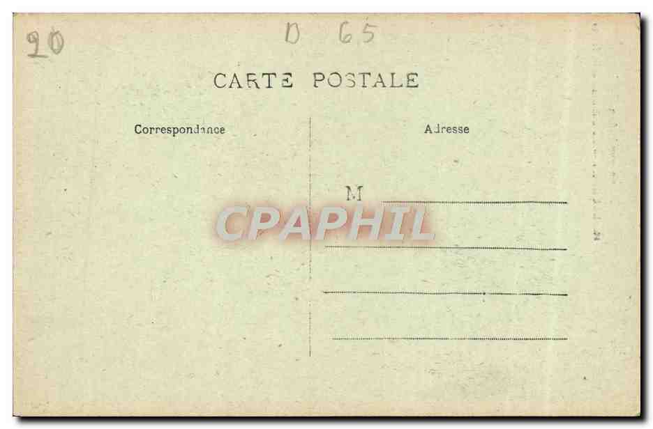 CPA Lourdes La basilique et la grotte — Verso