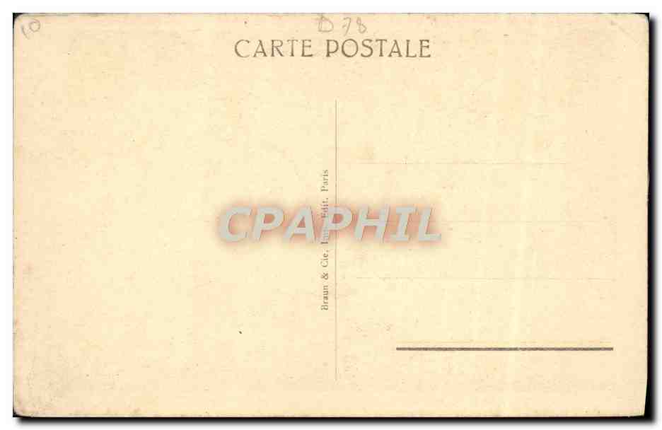 CPA Versailles Chateau Le salon du grand couvert  — Verso