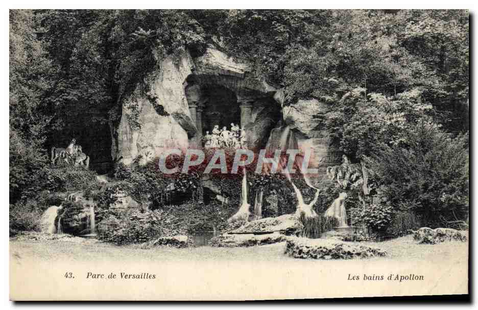Les bains d'Apollon — Parc de Versailles — CPAPHIL n°43