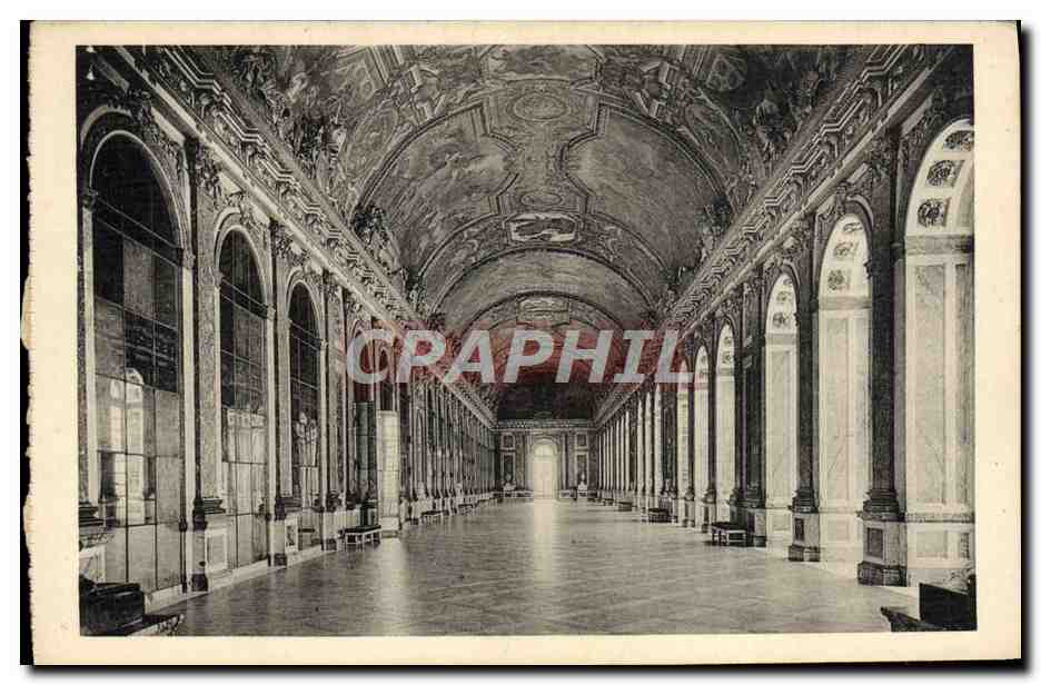 CPA Chateau De Versailles La galerie des glaces