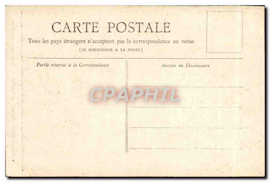 CPA Paris Tour Saint Jacques — Rückseite