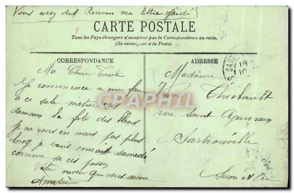 Saint-Malo — I Bagni della Grande Grève a Marea Alta — LL n°18 — Verso