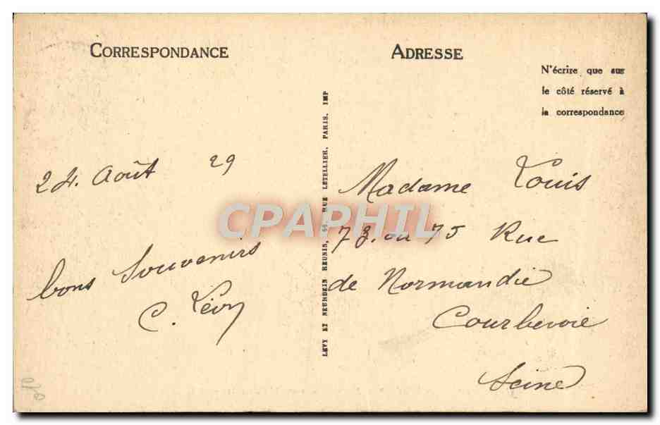 La Rochelle — Maison Henri II — LL — Verso